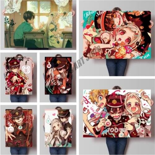 Canvas Painting Ground-bound Boy Hanako-kun Anime Wall Art Nordic Posters and Prints Home Decoration Pictures Living Room Decor