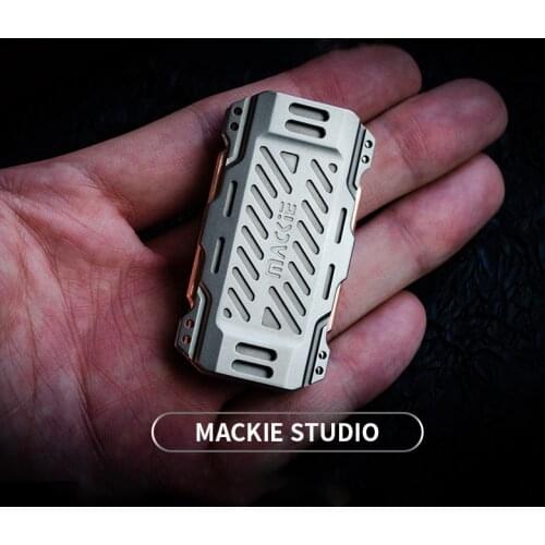 MACKIE CP Slider Space Capsule PPB Metal Sound Coin Magnetic EDC Adult Decompression Toy