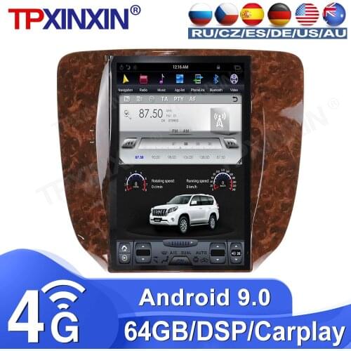 For GMC Yukon Chevrolet Tahoe Chevrolet silverado 2007 - 2012 Android Tesla Screen Car Tape Recorder Multimedia Player GPS Navi