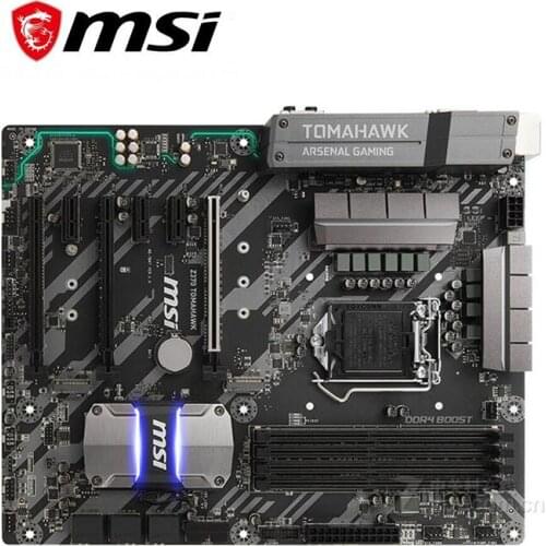 For MSI Z370 TOMAHAWK Motherboard LGA 1151 DDR4 For Intel Z370 Z370M Desktop Mainboard SATA III USB3.0 PCI-E X16 3.0 Used