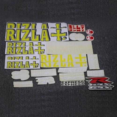 Motorcycle Full Fairing Ornamental Sticker Decals For Suzuki GSXR600 GSXR750 GSXR1000 GSXR 750 600 1000 Rizla Stickers