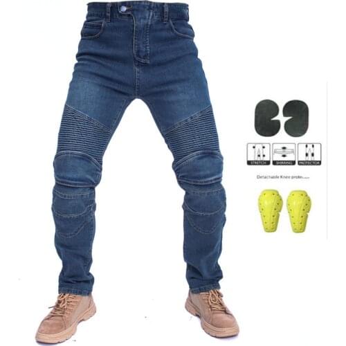 Motorcycle Pants Men Moto Jeans Protective Gear Riding Touring Motorbike Trousers Motocross Jeans With Protection