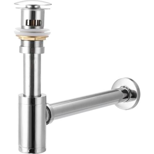 1 set Basin Drain Valve Kit Trap Pop-Up Overflow Sink For Bathroom Faucet Sink Drains Accessories