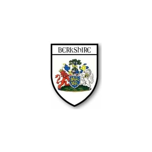 Sticker Car Motorbike Adhesive Souvenir Coat of Arms Vinyl Berkshire R3 Stickers for Laptops, Office Supplies, Motorcycles, Cars