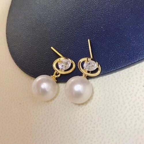 New 925 Sterling Silver Earrings Findings Settings Base Mountings Parts Mounts for Coral Pearls Agate Crystal Stones Beads