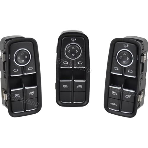 Electric Power Master Window Switch For Porsche 911 718 991 Boxster Cayman Carrera 99161315102DML 99161315502DML 99161315702DML