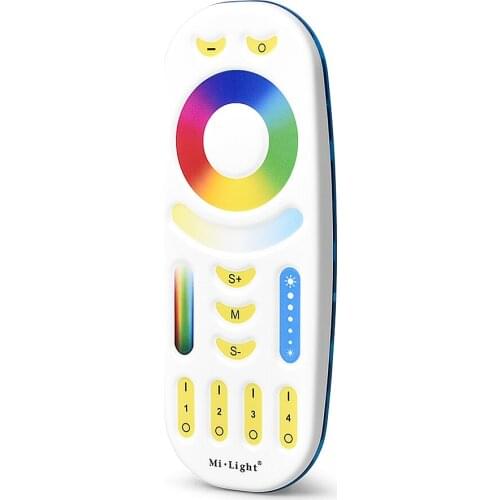 Full Touch 4 Zone RGBCCT FUT092 Led Remote Controller For 5IN1 Strip Light Color Changing and Brightness Dimming