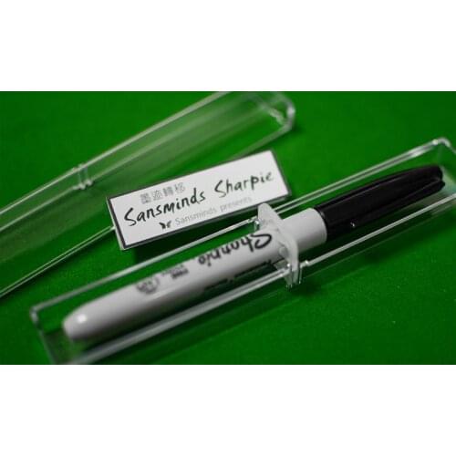 SansMinds Sharpie (Gimmick+Online Teaching) - Street Magic Tricks,Close Up Magic,Comedy,Stage Magic Props,Magician Toys Fun