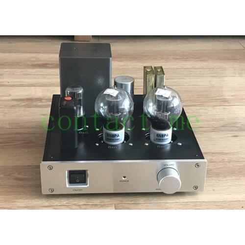 6SN7 tube bile pre-amplifier, gain 12DB, frequency response 10HZ-100KHZ, residual noise 0.2MV, high analytical power