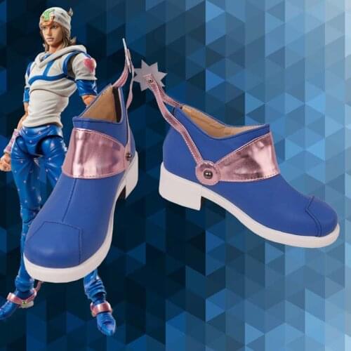 Unisex Anime Cos Johnny Joestar Cosplay Costumes Boots Shoes Custom Made
