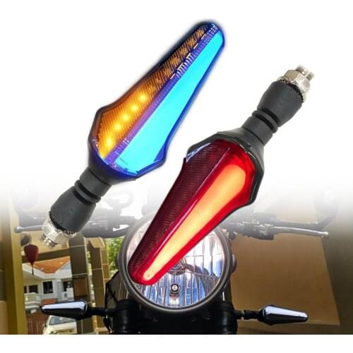 2pcs Universal Motorcycle 24 LED Turn Signal Lights Bright for Honda Harley Hayabusa Kawasaki BMW Yamaha Suzuki Triumph KTM