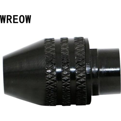 Universal 4Sizes Keyless Drill Bit Chuck 0.5-3.2mm Long / Short Tail Adapter Converter Multi Chuck For Garages Grinding