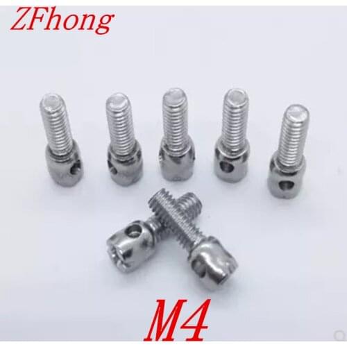 50pcs M4*8/10/12/16/20/25/30/35/40/45/50 stainless steel lead sealing screw with hole for electric meter