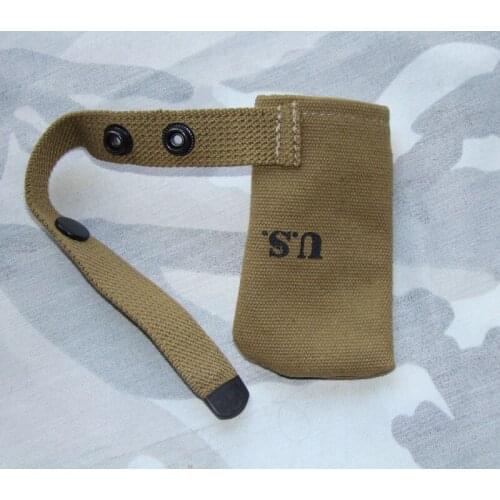 WWII WW2 U.S ARMY GARAND CARBINE CANVAS DUSTPROOF MUZZLE COVER