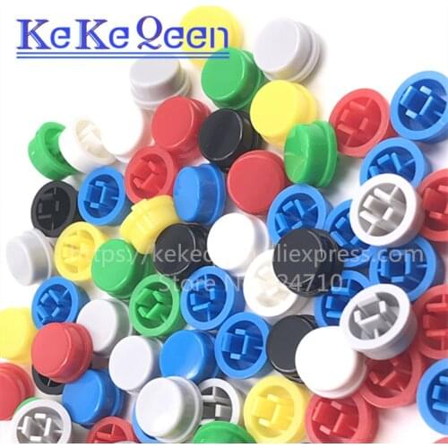 1000pcs/lot Round Switch Button Cap A24 Can Be Used with 12*12*7.3 Switch (7 Colors)