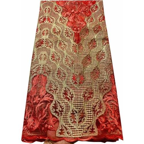 2021 Latest Peach African Stones Lace Fabric Embroidery French Mesh Lace Fabric With Stones Nigerian Tulle Lace ELL3112