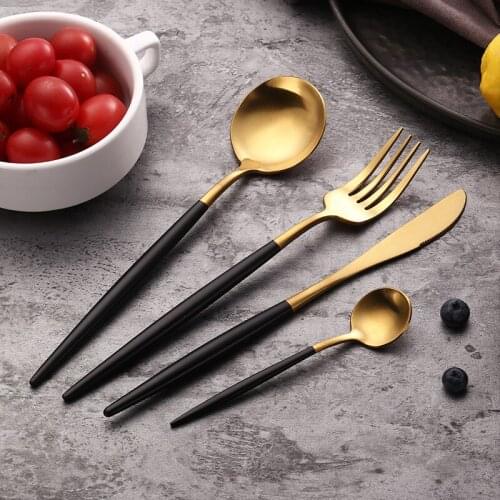 304 Stainless Steel Portugal Tableware Western Food Knife And Fork Gift Set