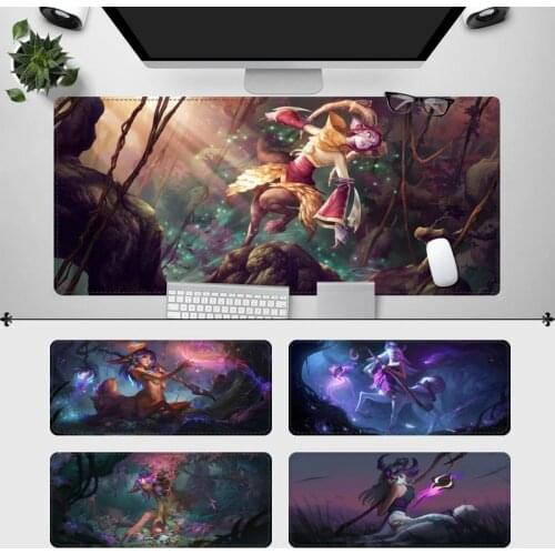 Accessories League of Legends Lillia Gaming Mouse Pad Laptop PC Mause Pad Desk Mat For Big Gaming Mouse Mat For Overwatch/CS GO