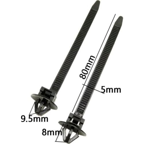 Car Fastener Fixed Hose Strap Tie Wrap Accessories Cable Clips Fastener Fastening