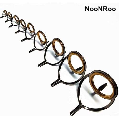 B Guide shiny gray color with Gold Ring. High Quality Stripping guides, ,2 legs , fishing rod parts repair guide