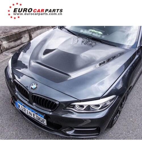F87 M2 GTS double side carbon finber hood scoop fit for F87 M2 carbon finber hood cover