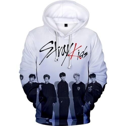 Classic Novelty Stray Kids 3D Hoodies Sweatshirts Boys/Girls Young People Long Sleeve Hoodie Fashion Casual Harajuku Streetwear