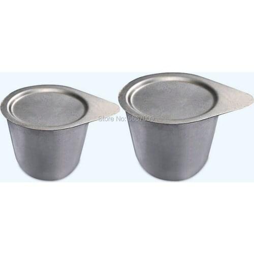 1pcs laboratory 30ml /50ml nickel crucible with cover for high temperature and alkali resistance