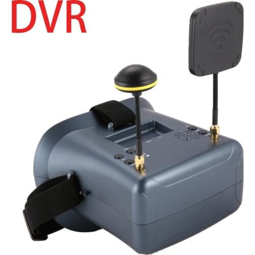 LS-008D 5.8G FPV Googles VR Glasses High Quality 40CH With 2000mA Battery DVR Diversity For RC Model 92% Transparent Lens Hobby