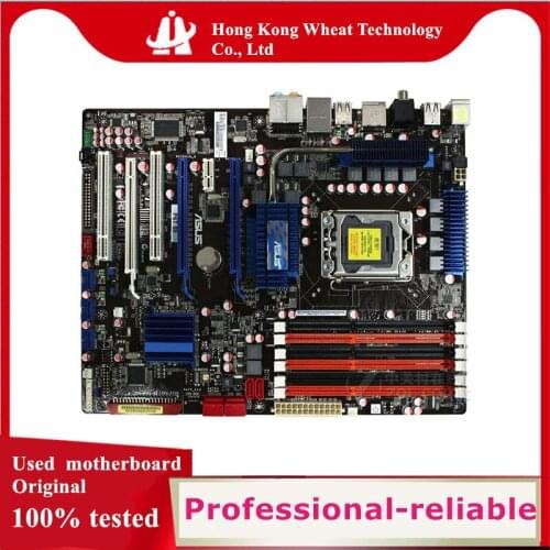 For ASUS P6T SE Motherboard Socket LGA 1366 DDR3 24G SATA2 USB2.0 For Intel X58 Original Desktop Used Mainboard