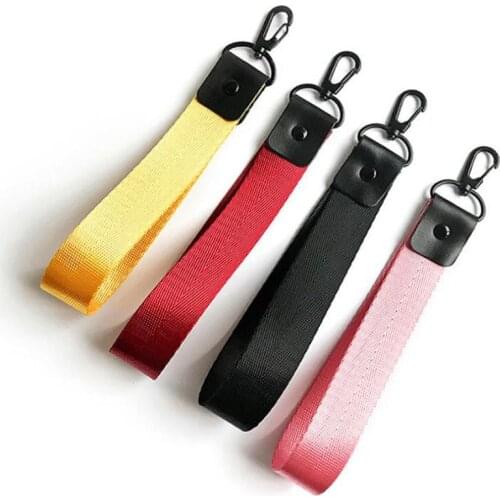 Fashion DIY Ribbon Keychain Key Chain Lanyard For Phone Case Wallet Ribbon For Women Bag Charms Cars Keyring Key Ring