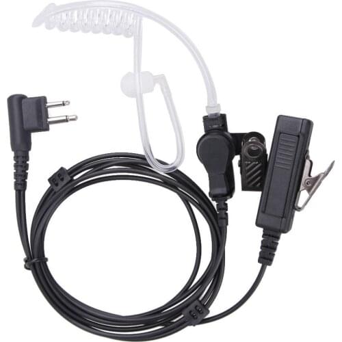 Earphones Headphones 2Pin Covert Acoustic Tube Earpiece Headset Security Microphone for Motorola Two Way Radio Earbud Min Walkie