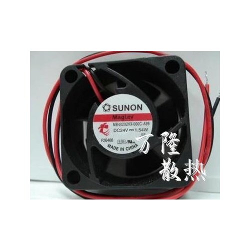 Original MB40202V2X-000C-A99 4020 40x40x20mm 4CM 24V 1.54W 2-Wire cooling Fan