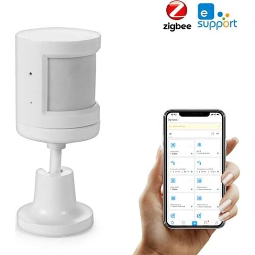 EWeLink ZigBee 3.0 Smart PIR Motion Sensor Built In Battery Passive Infrared Detector Wireless Security Burglar Alarm Sensor