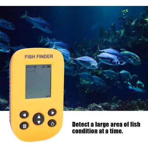 Sonar Fish Finder Wireless 36M Depth Fishfinder Sonar Echo Sounder W/Alarm Fishfinder Sonar Ocean River Lake Sea Fishing