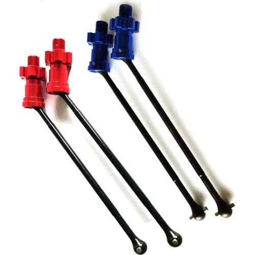 Traxxas 1/5 8s X-Maxx Front or Rear Steel Heavy Duty Driveshafts Blue Stub Axle metal RC car parts