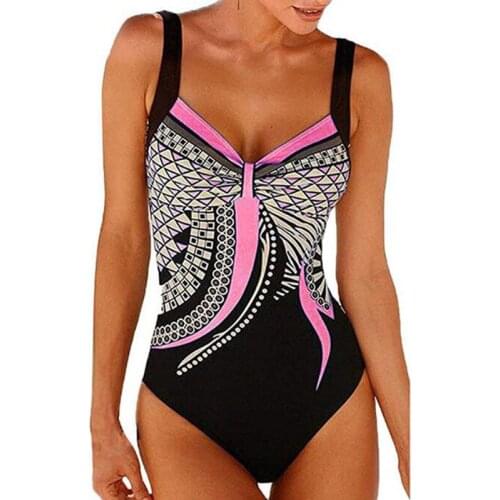 Summer One Piece Swimsuit Women Swimwear Slimming Push Up Bathing Suit printing floral Sexy 2021 new Swimming Suit Beachwear