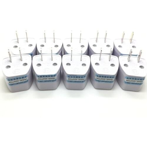 1Pcs GB Electrical plug socket adapter 10A USA CANADA JAPAN BRAZIL Philiphine Thailand converter