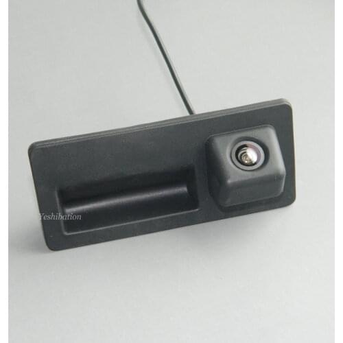 Car Trunk Handle Reverse Backup Camera For Audi A4 A5 S5 Q3 Q5 for VW Golf Passat Tiguan Jetta Sharan Touareg B6 B7
