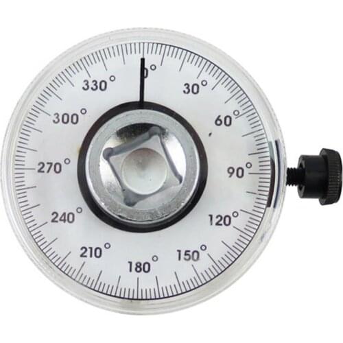 50% Hot Sale Car 360 Degree 1/2inch Drive Angle Torque Gauge Meter Measurer Tool with Wrench