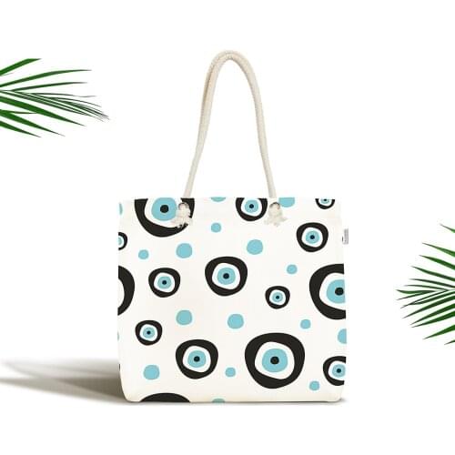Baby Bag-Evil Eye Digital Printed Modern Fabric Bag