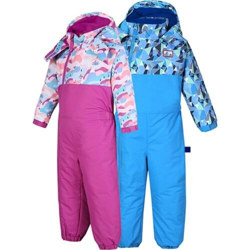 Baby Snowsuits Windbreaker Waterproof Overalls For Boys Girls Winter Keep Warm Skiing Children Clothes Sets Baby Jumpsuit 1-3T