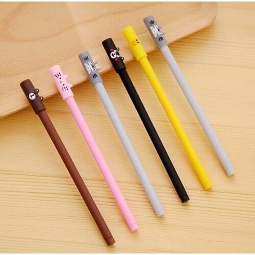 DL Z412 cute cartoon neutral pen Korean stationery pupil creative animal pen black signature water student supplies