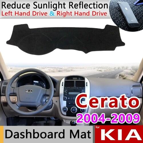 For KIA Cerato LD 2004 2005 2006 2007 2008 2009 Anti-Slip Mat Dashboard Cover Pad Sunshade Dashmat Carpet Anti-UV Accessories