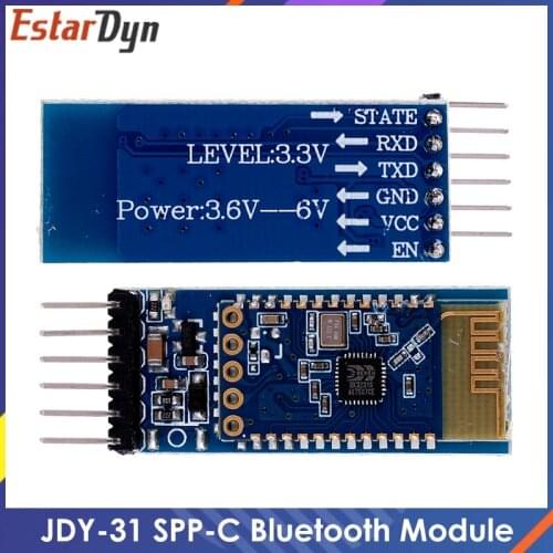 JDY-30 = JDY-31 SPP-C Bluetooth serial pass-through module wireless serial communication from machine Replace HC-05 HC-06