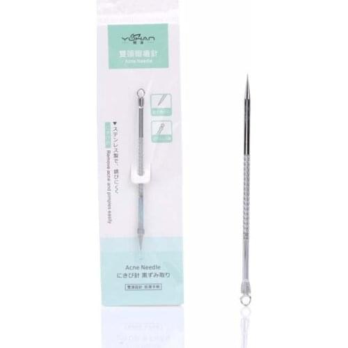 1pc Stainless Steel Blackhead Remover Needles Extractor Dots Cleaner Acne Blemish Needles Black Spots Pore Beauty Tools