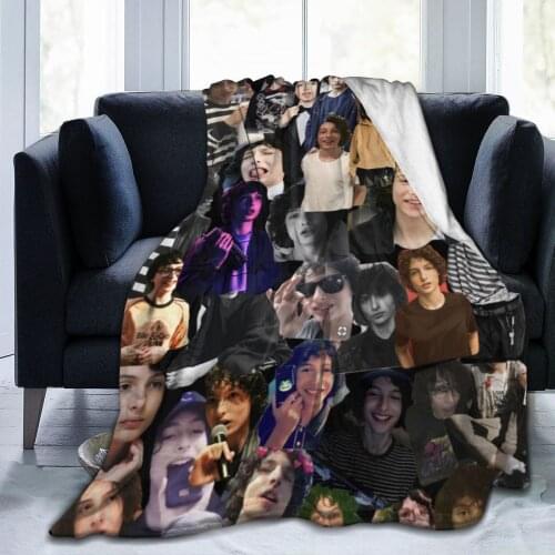 Luhan stitched sofa bedroom decorative warm blanket 3D printed blanket throwing bed sheet adult home textile