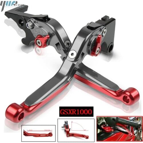 Motorcycle CNC Brake Clutch Levers Extendable Adjustable FOR SUZUKI GSXR1000 GSX-R1000 GSX-R 1000 GSXR 1000 2001-2004 2002 2003