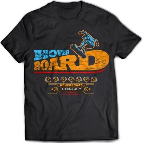 Hoverboard Mens Back To The Future BTTF Flux Capacitor Biff Co Hill Valley T-Shirt