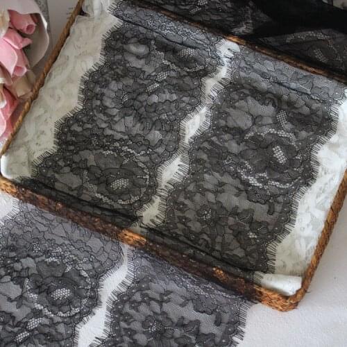 Soft skin-friendly lightweight eyelash lace garment stitching sewing material DIY wedding veil neckline accessories