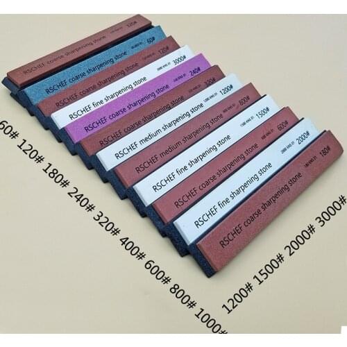 Knife Sharpener Stones Brand New Grit 60 3000 Professional Stone Fixed Grinding Stone Whetstone Water for Kitchen Tools